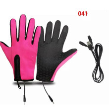 (M, 041rose pink) Gloves Mens Waterproof,Ultimate Winter Heated Windproof Gloves