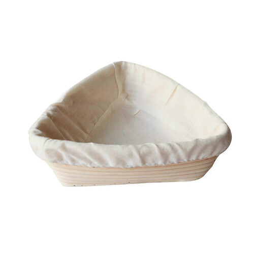 (25x25)Triangular Rattan Bread Banneton Bread Proofing Basket Sourdough Proving Bread Rising Baskets