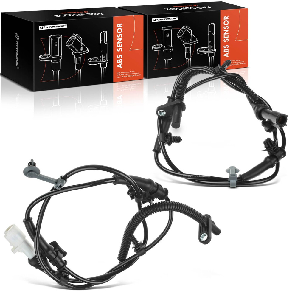 2Pcs Front Abs Wheel Speed Sensor For Ford Edge Lincoln Mkx, Driver And Passenger Side Set 9455672795173