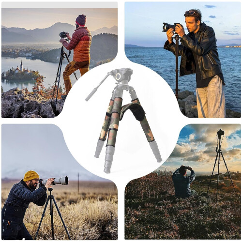 Tripod Leg Sleeve Protector, Camouflage Covers, NonSlip Protective Cover 2