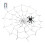 LED Spider Web Lights with Remote, Waterproof, Warm White 50mAh 1