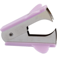 Violet staple remover with nonslip grip for school, teachers, students