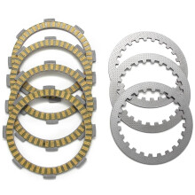 Motorcycle Clutch Plate Kit for Yamaha YFM125R Raptor XT125X YBR125 Heat Resistant Long Life