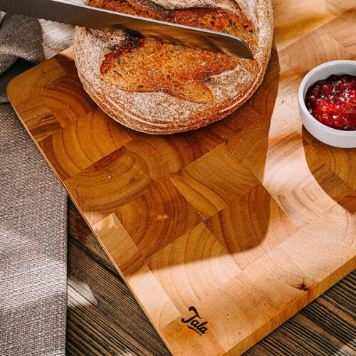 Tala Hevea End Grain Rectangular Board 1
