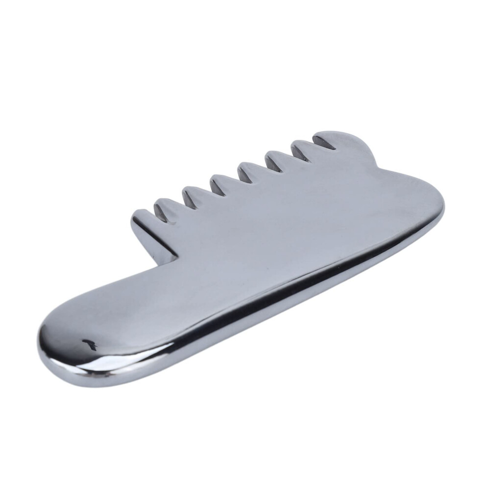 Terahertz Massage Comb with Thermal Therapy, Natural Stone Gua Sha Scalp and Face Massager