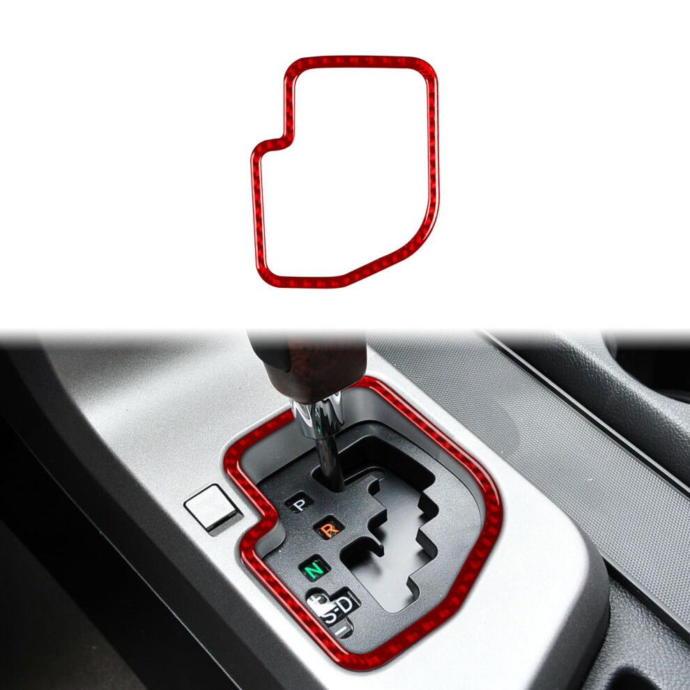Gear Shift Cover Carbon Fiber Bezel Trim 20072013 Scratch Protection For Toyota Tundra Red 9053599122982