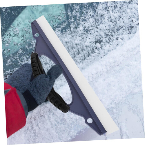 Car Windshield Snow Removal Tool with Ice Scraper and Squeegee for Enhanced Winter Safety 2