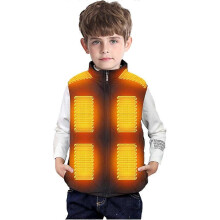 (160CM)Heated Vest For Boys Girls 13 Heating Zones Heated Body Warmer Kids Gilet Usb