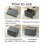 (Grey Black) Emboadlie Fabric Shoe Organizer Storage Box,Collapsible Shoe Storage Organizer 3