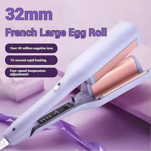 (AU, Pink) Explicitu Hair Styling Tool with Negative Ionic Technology, Anti-Scald Wave Curl 1