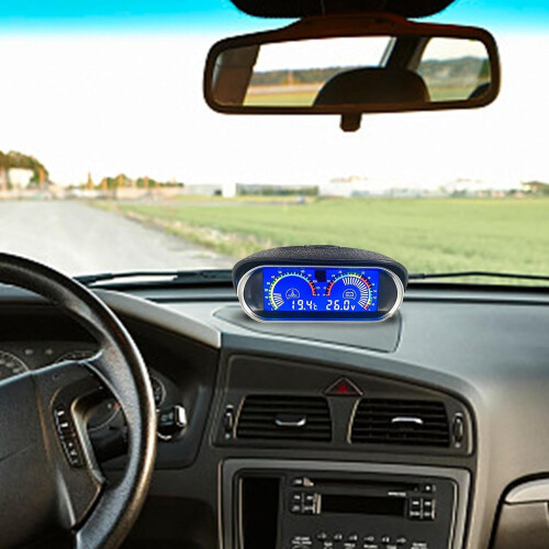 2in1 Digital Water Temp  Voltage Meter  Auto Dashboard Display 2