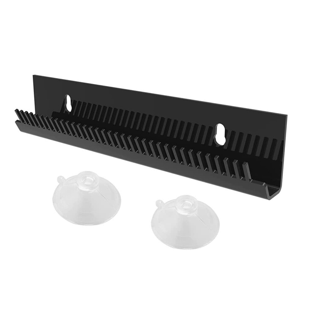 Hair Extension Holder for Styling and Coloring, Wig Stand with Suction Cups, Tangle Organizer (Black)