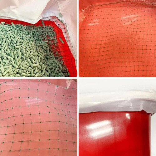 Cat litter box liners with drawstring, filter net, reusable, large size 10 pieces 2