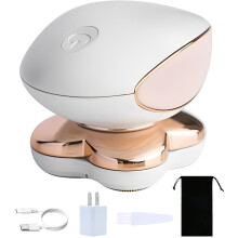 Electric Shaver for Women Rechargeable Painless Razor with LED Light for Legs Bikini and Face Pink