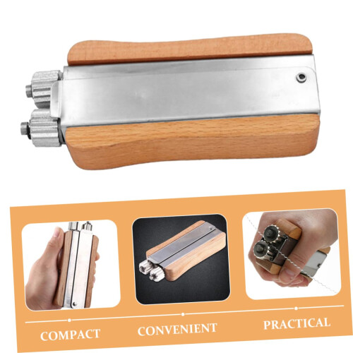 Beehive frame wire tensioner with wooden handle, durable crimping tool for beekeeping 2