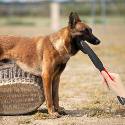 Dog Bite Training Stick  Durable Nylon for Small Medium Dogs, Red 1