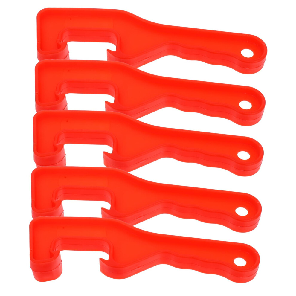 5Pcs Bucket Lid Opener And Paint Can Lid Remover Tool Set For 5 Gallon Plastic Buckets 9053599123606