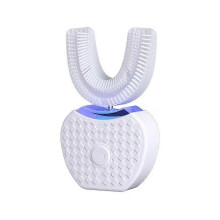 (White) Ultrasonic Electric Toothbrush ,Automatic Toothbrush U-Shape Full Mouth 360 Clean Teeth Wh