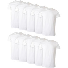 Hanes Men Undershirt Packs Stay-Tucked Soft Cotton