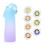 (Blue 13) 650ML Flavored Water Bottle with 7 Fruit Pods 1