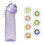 (Pink 8)650ML Flavored Water Bottle with 7 Fruit Pods 1