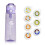(Purple 3)650ML Flavored Water Bottle with 7 Fruit Pods 1