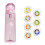 (Pink 4)650ML Flavored Water Bottle with 7 Fruit Pods 1