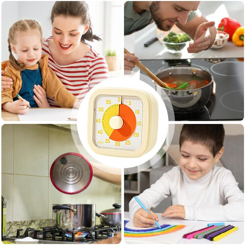 Visual Children's Timer, 60Minute Classroom Timer  Portable Quiet Time Management Tool 2