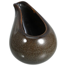 Ceramic Gravy Boat 100ml with Spout for Precise NoDrip Pouring and Versatile Sauce Serving
