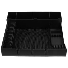 Barber Tool Organizer Tray with Clipper Holder for Neat Storage and Quick Access in Salon