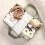 Portable Diaper Caddy Organizer with Double Hook and Loop Fasteners, Plush Changing Bag 3
