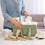 Portable Diaper Caddy Organizer with Double Hook and Loop Fasteners, Plush Changing Bag 2