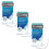 (3box)1-3x ScarAway Advanced Clear Silicone Scar Sheets, White, 6 count 1