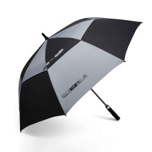 G4Free 5563697280 Inch Golf Umbrella Windproof Double Canopy Extra Large Oversize Automatic Open Waterproof UmbrellasBlack and Grey 69 inch