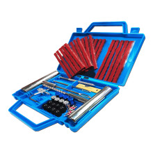 HYHJMISTY 53pcs Tyre Repair Kit Heavy Duty Tire Plug Kits Portable Tyre Repair Kits Quick Tyre Repair Emergency Kits for Car Motorcycle Truck Van AT