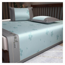 Queen Size Bamboo Cooling Mattress Pad with Natural Cooling Surface, Foldable NonSlip Summer Topper