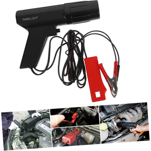 Engine Timing Light with Strobe Lamp, Precise Ignition Timing Tool for Car and Motorcycle 1