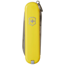 Victorinox Classic SD Swiss Army Knife Small Multi Tool 7 Functions Scissors Nail File Yellow