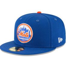 New Era MLB 59FIFTY Cooperstown Authentic Collection Fitted On Field Game Cap Hat as1 Numeric Numeric7 New York Mets Blue Cooperstown Blue 7