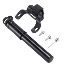 Portable Air Pump Bicycle Outdoor Compressor Multifunctional Portable Air Pump for Bicycles, Motorcycles, Scooters, Camping Sports Balls Black