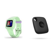 Garmin vivofit Jr3 Fitness Tracker for Kids SwimFriendly Up To 1year Battery Life Adjustable watch band Disney Little Mermaid Tile Mate Bluetooth I