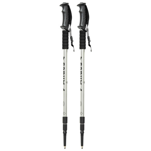 Andes Telescopic Extending Adjustable Antishock HikingWalking Poles Silver 2