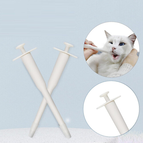 Pill Popper for Pets, Reusable Cat Pill Popper with Round Handle 1