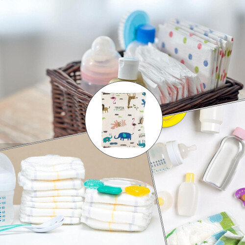 Foldable Changing Bag, Portable MultiPurpose Diaper Bag, Washable Pouch 2