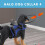 Blind dog bumper, lightweight, adjustable, training safety bumper, anticollision rings, protective device 2