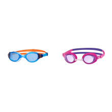 Zoggs Phantom 20 Childrens Swimming Goggles UV Protection Swim Goggles BlueOrangeBlue Kids Ripper Junior Swimming Goggles Antifog And UV Protection