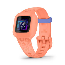 Garmin vivofit Jr3 Fitness Tracker for Kids Includes Interactive App Experience SwimFriendly Up To 1year Battery Life Adjustable watch band Peach Le