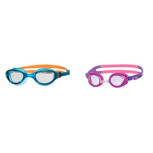 Zoggs Phantom 20 Childrens Swimming Goggles UV Protection Swim Goggles BlueOrangeClear Little Ripper Kids Swimming Goggles UV Protection Swim Goggl