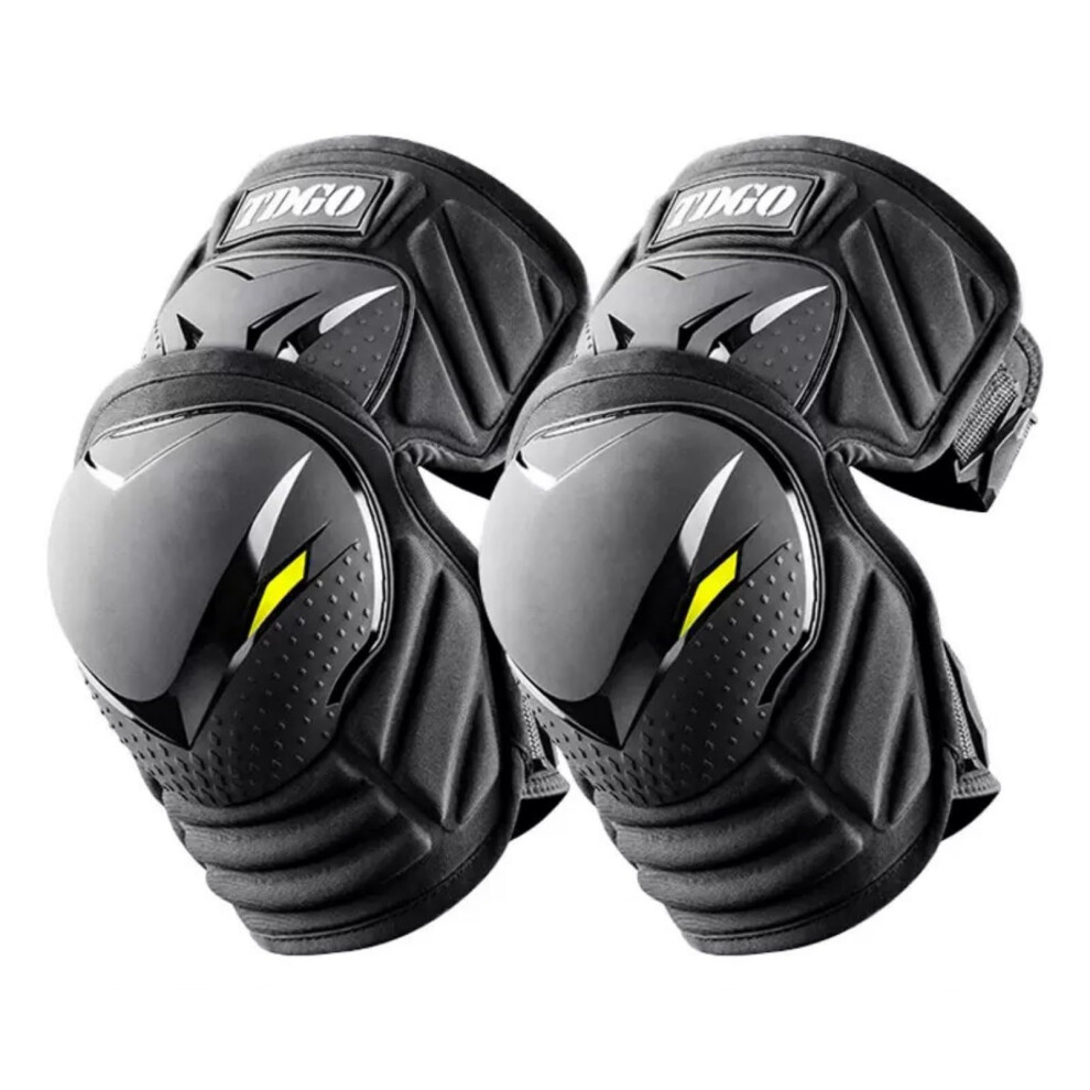 Motorcycle Knee Pads With Shockabsorbing Eva, Adjustable Shin Guards For Motocross Dirt Bike Racing 9053599124214