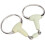Horse Snaffle Bit, Rubber Wrapped Easy to Control Compact Horse Mouth Bit Apple 1